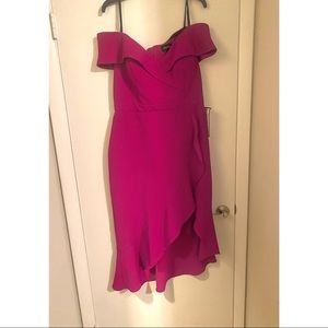 Magenta Midi Xscape Dress